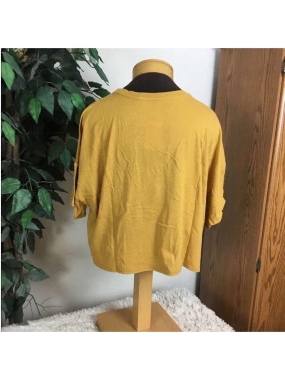 SO cropped short sleeve pocket tee Woman’s Juniors XXL warm ginger - Picture 2 of 11